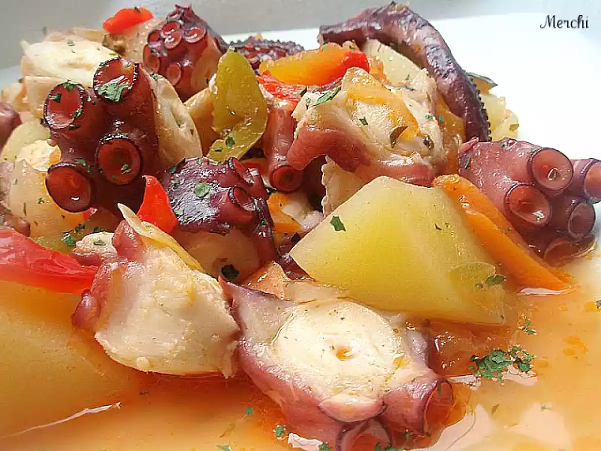 Pulpo guisado a la gallega - foto 2