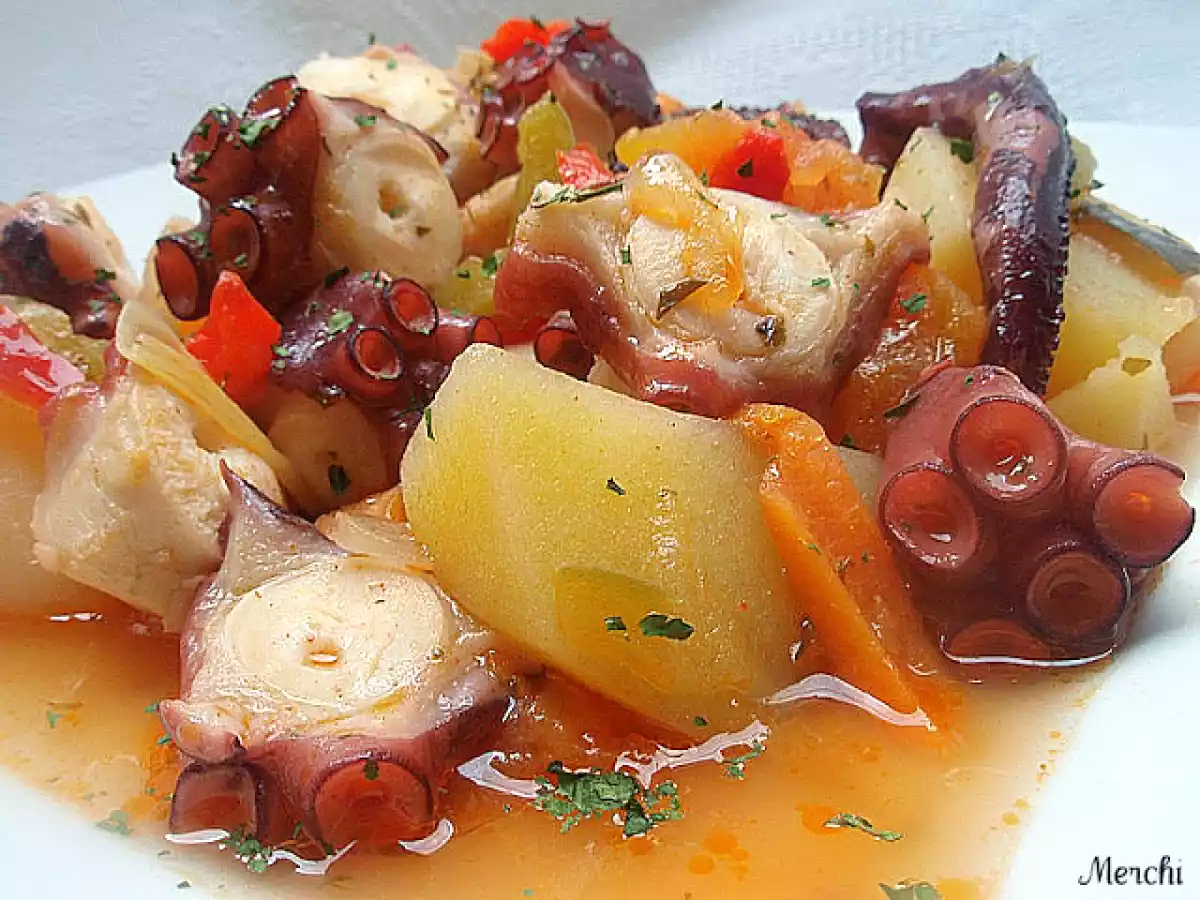 Pulpo guisado a la gallega - foto 3