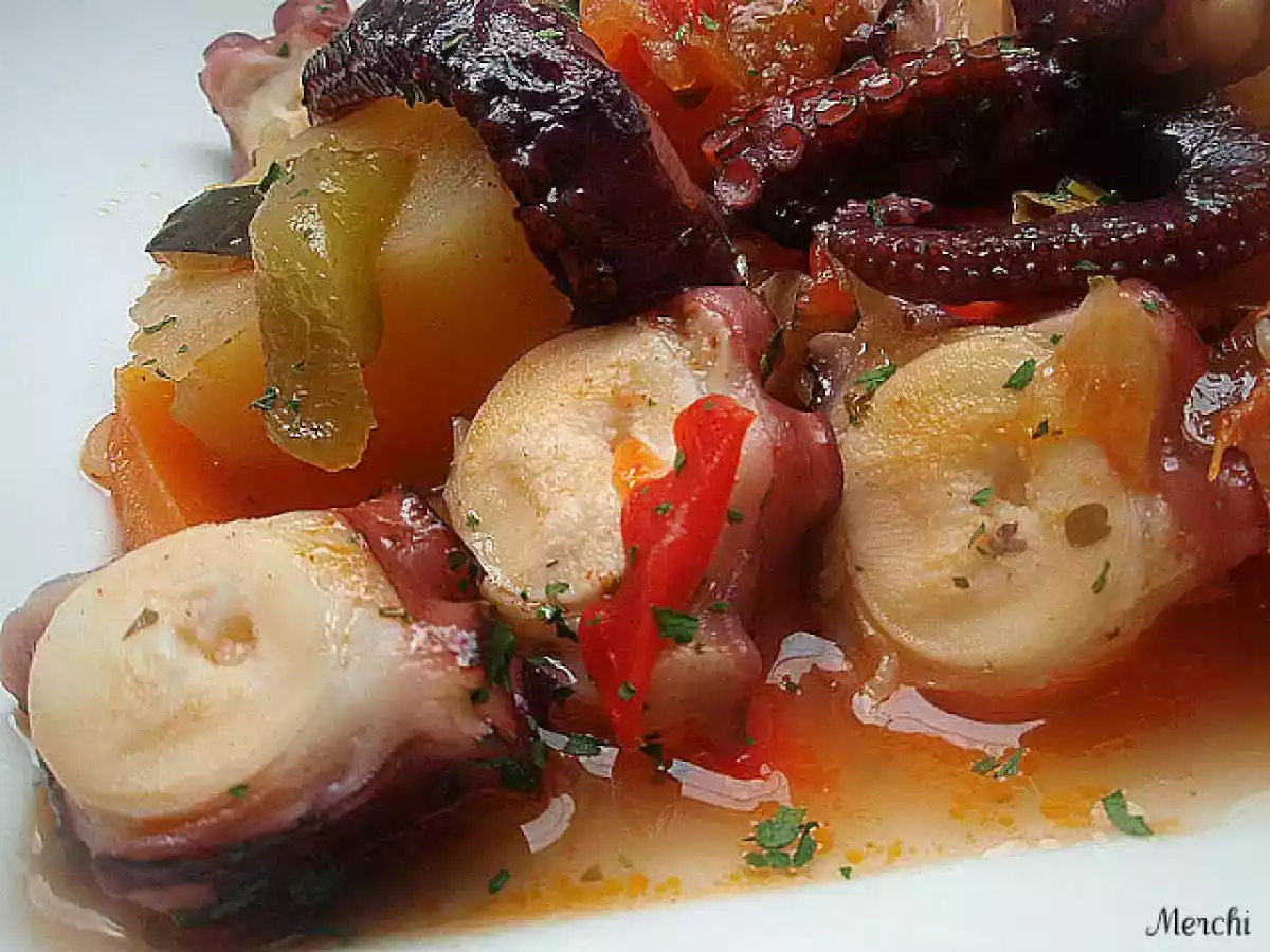 Pulpo guisado a la gallega - foto 5