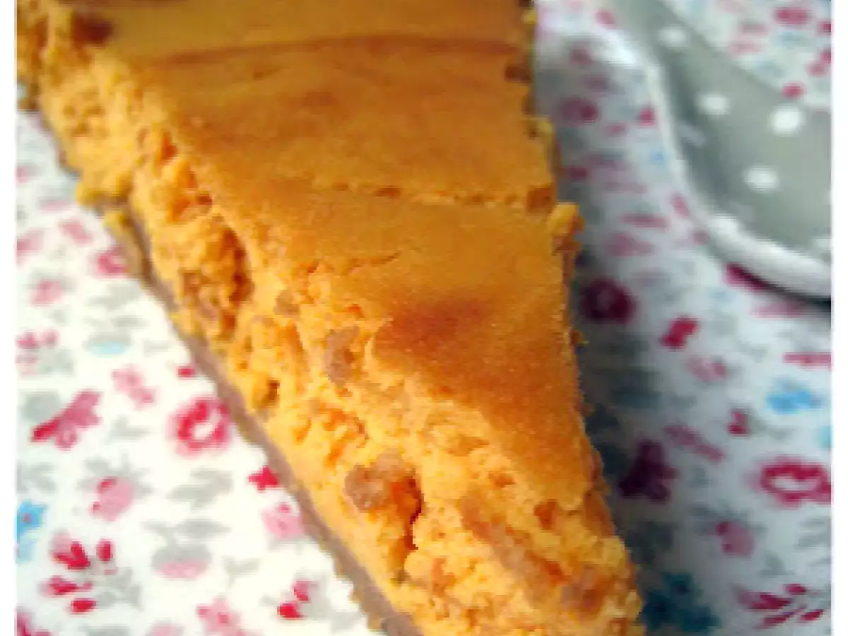 Pumpkin cheesecake, pastel de queso y calabaza - foto 5