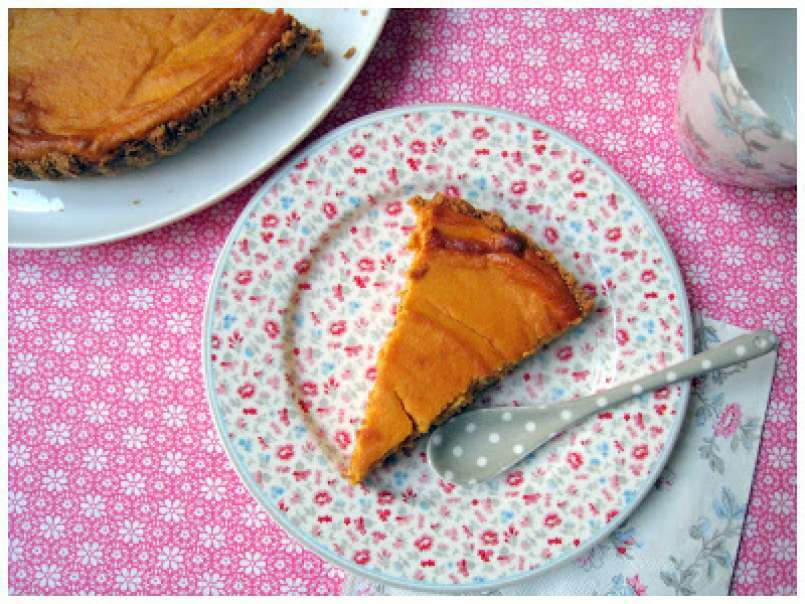 Pumpkin cheesecake, pastel queso y calabaza - foto 4