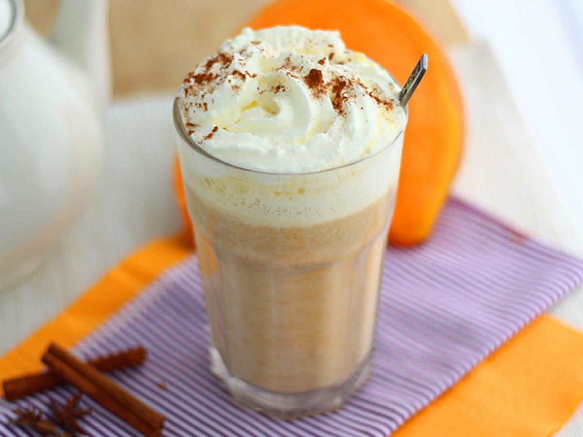 Pumpkin spice latte, café con leche y calabaza, Receta
