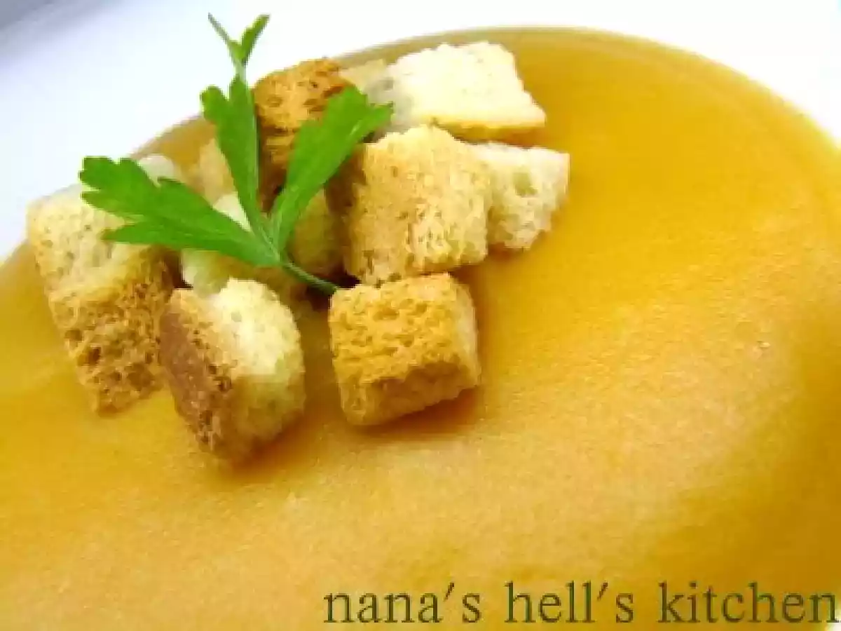 Puré-crema de patata y zanahoria