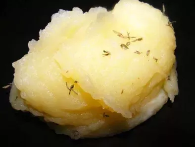Puré de patata al tomillo, receta