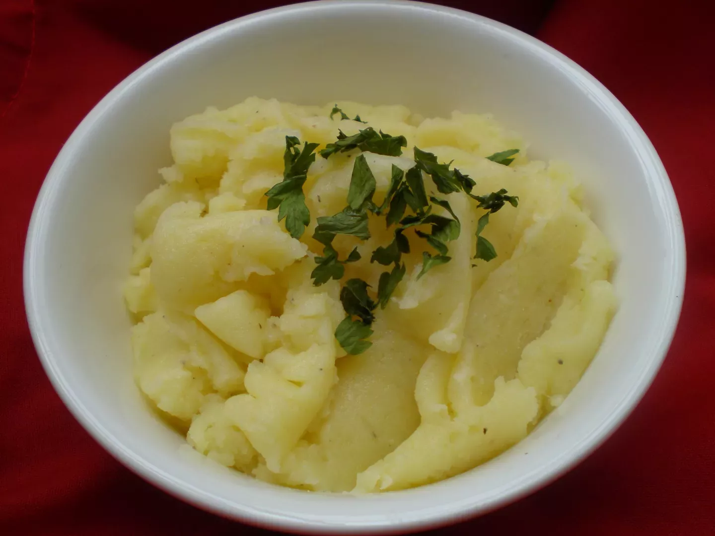 Puré de patata con aceite de oliva y ajo - Receta Petitchef