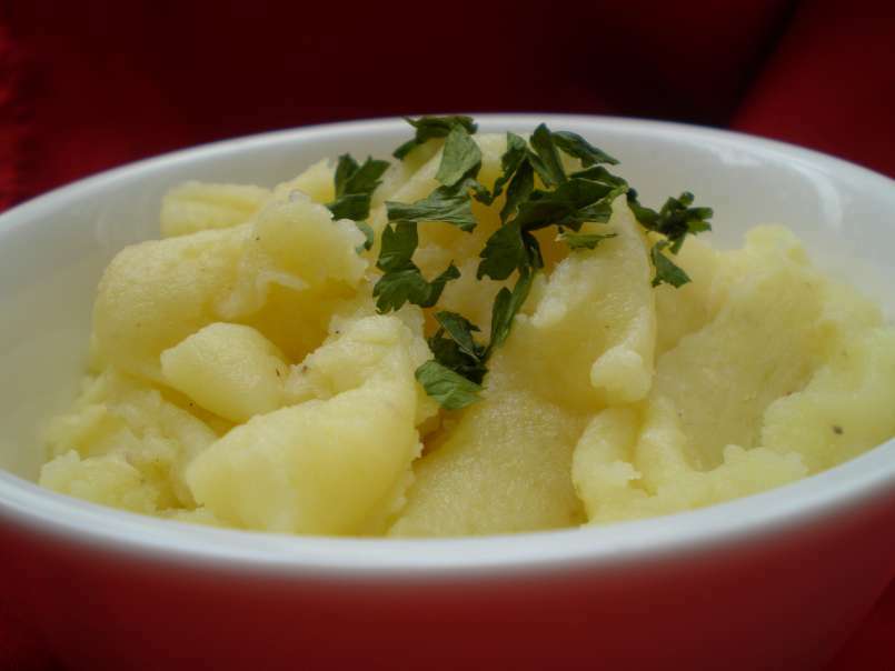 Puré de patata con aceite de oliva y ajo - foto 2