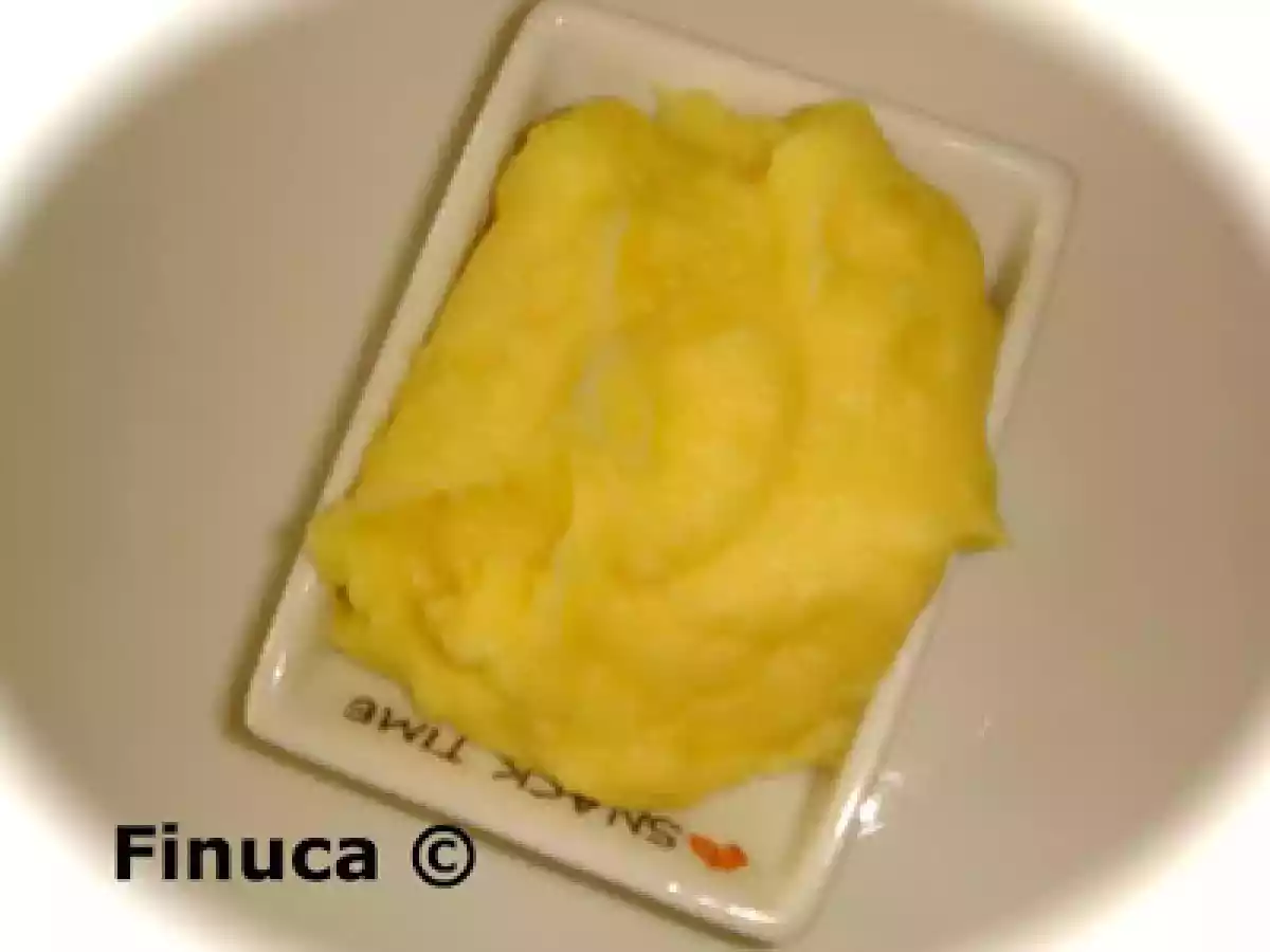 Puré de patata para guarnición