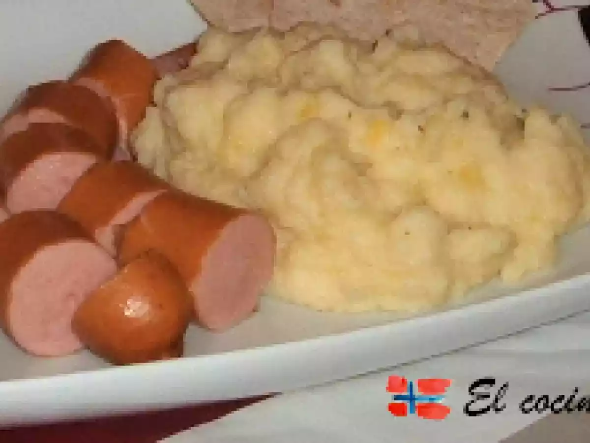 Puré de patatas y colinabo