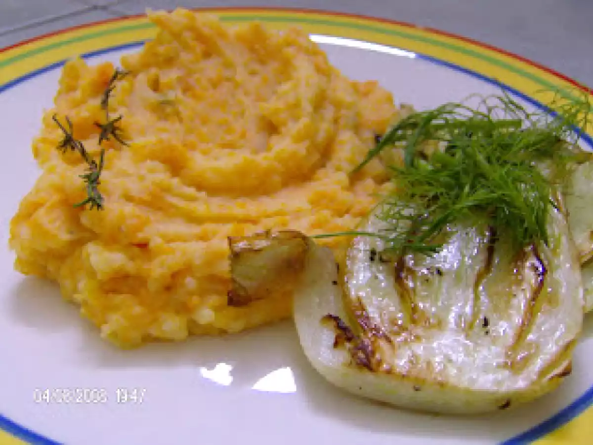 Puré de verduras con leche de coco