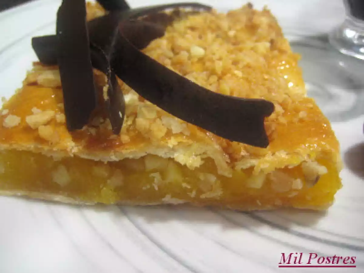 Qué rico hojaldre: Pastel de hojaldre, cabello de ángel y almendras - foto 2