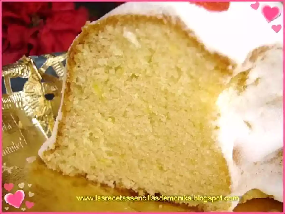 Queque de limón, el de toda la vida