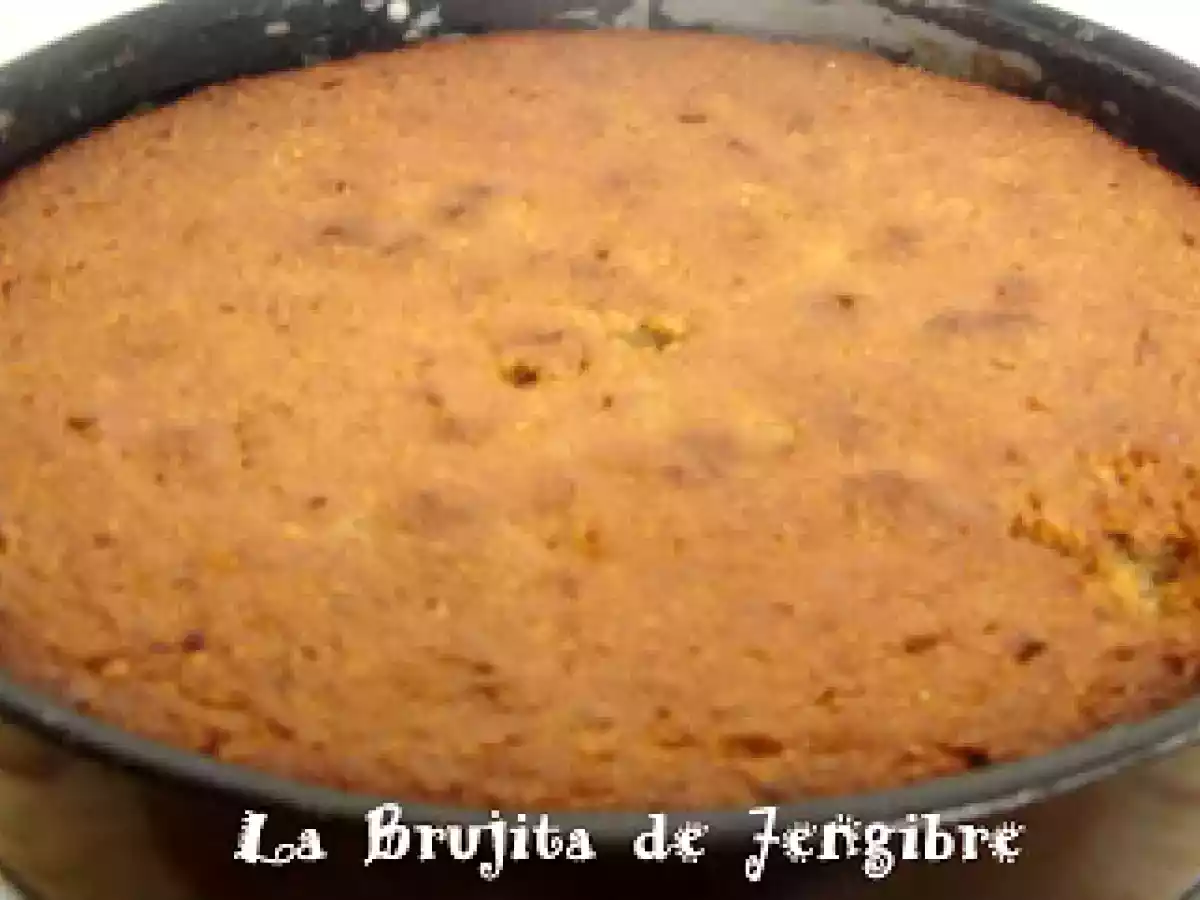 QUEQUE DE POLENTA CON MIEL EN POLVO Y BAÑO DE CÍTRICOS...UN HECHIZO INNOVADOR!!! - foto 4