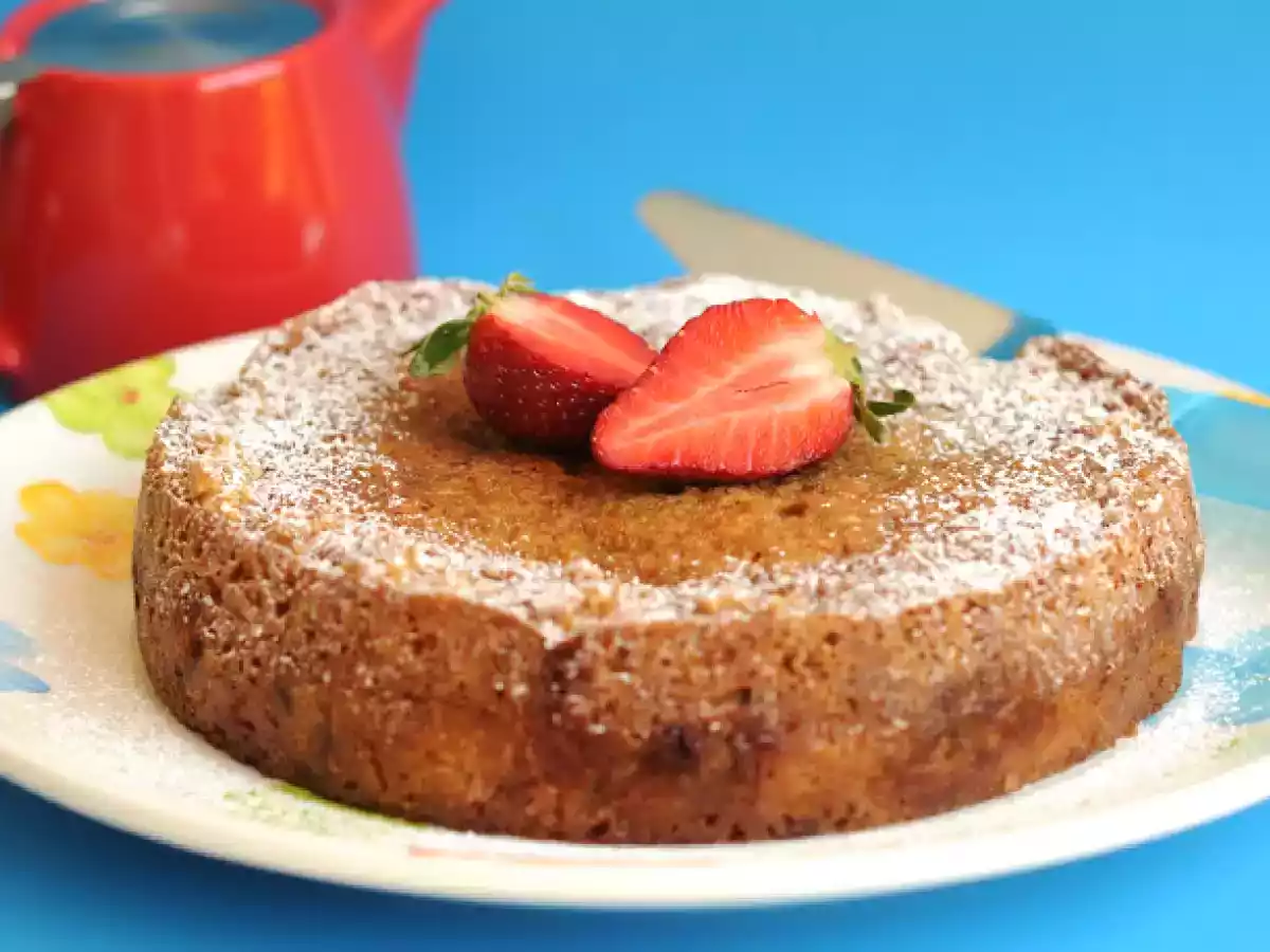 Queque de Ruibarbo, Frutillas y Naranja - foto 2