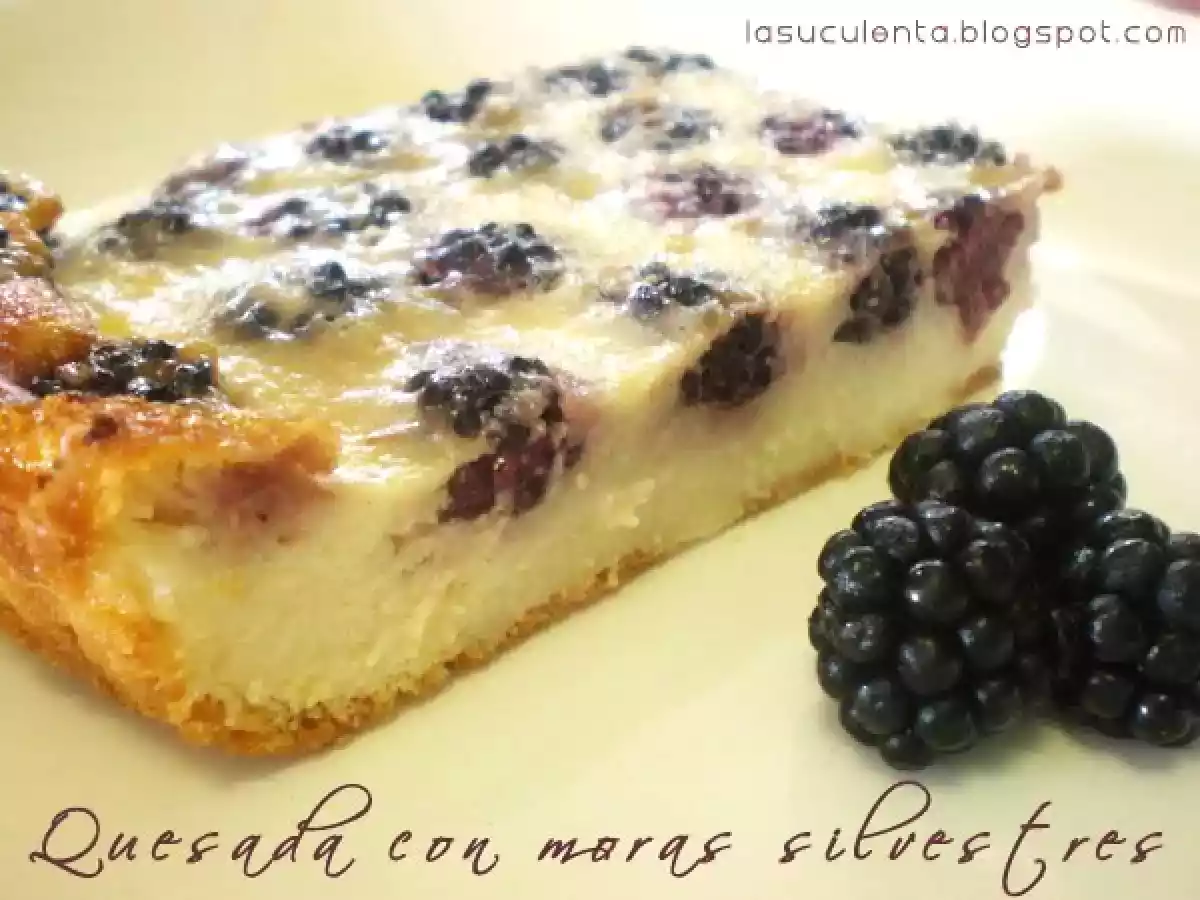 Quesada con moras silvestres - foto 2