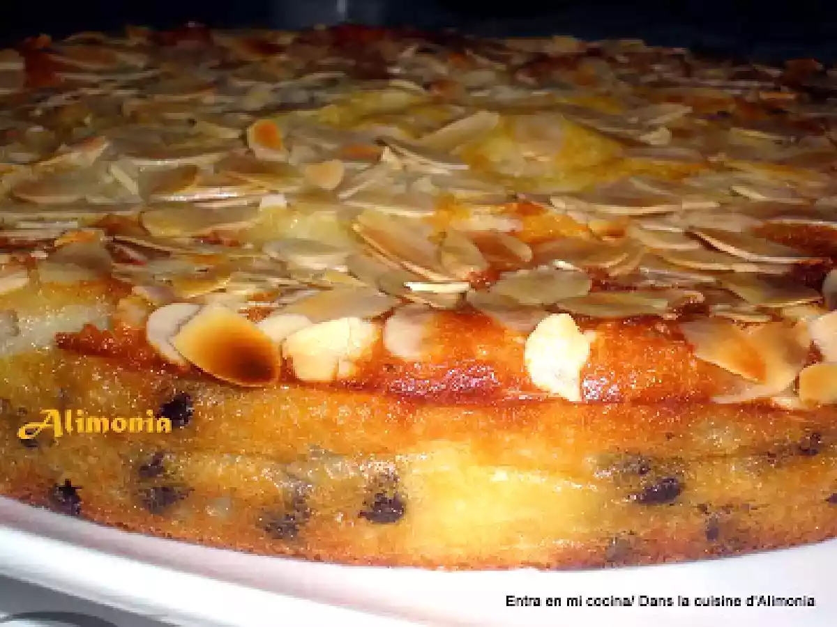 Quesada con pepitas de chocolate