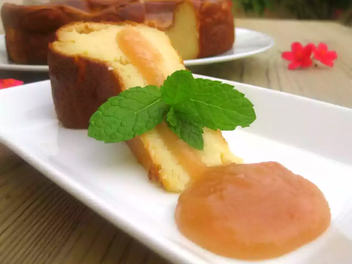 Quesada o tarta de queso facilísima ( con y sin Thermomix)