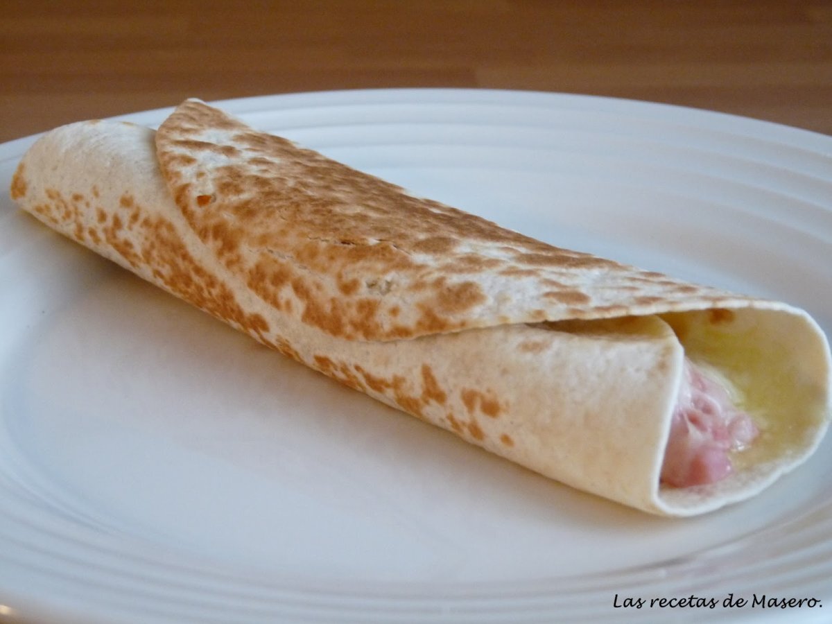 Quesadilla de jamón y queso Receta Petitchef
