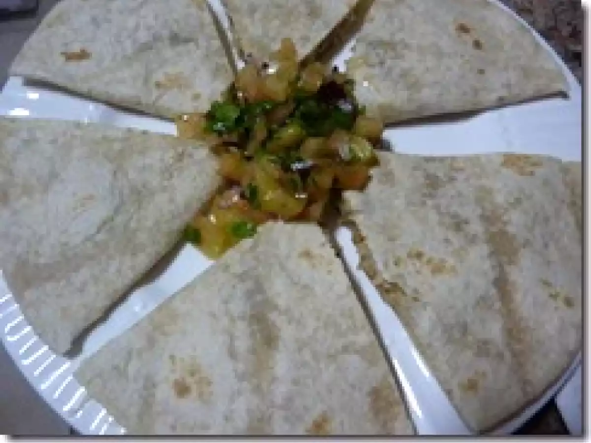 Quesadillas de pollo y queso - foto 4