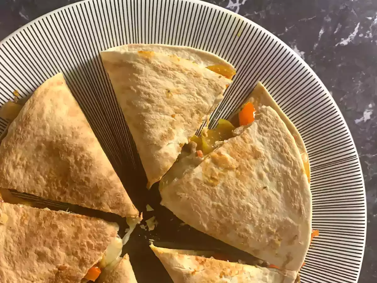 Quesadillas de ternera y pimientos - foto 2