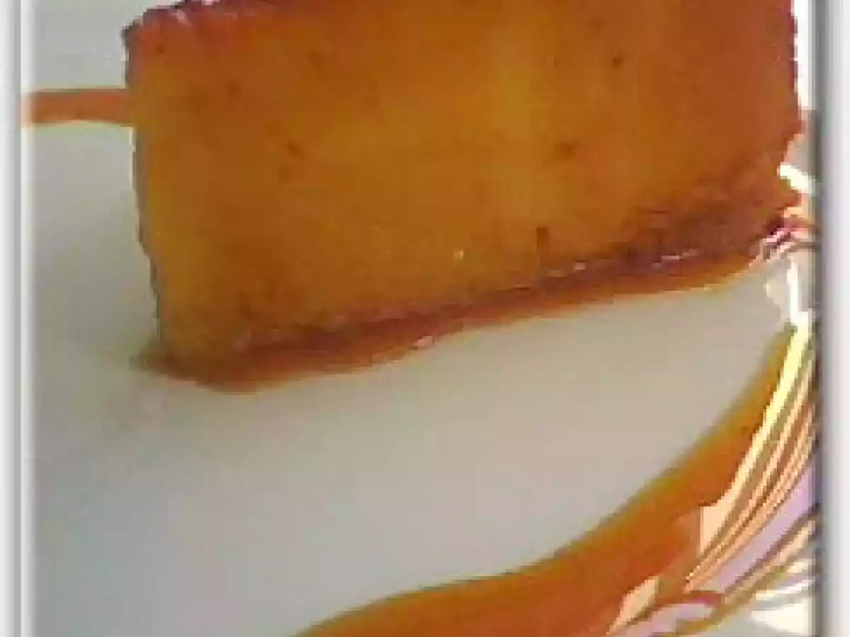 Quesillo de duraznos en almíbar