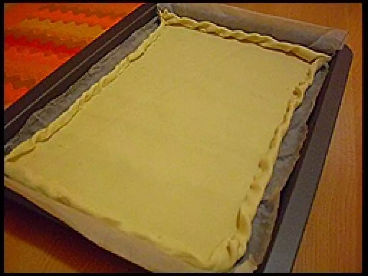 Quiche con flores del calabacín y langostinos - foto 4