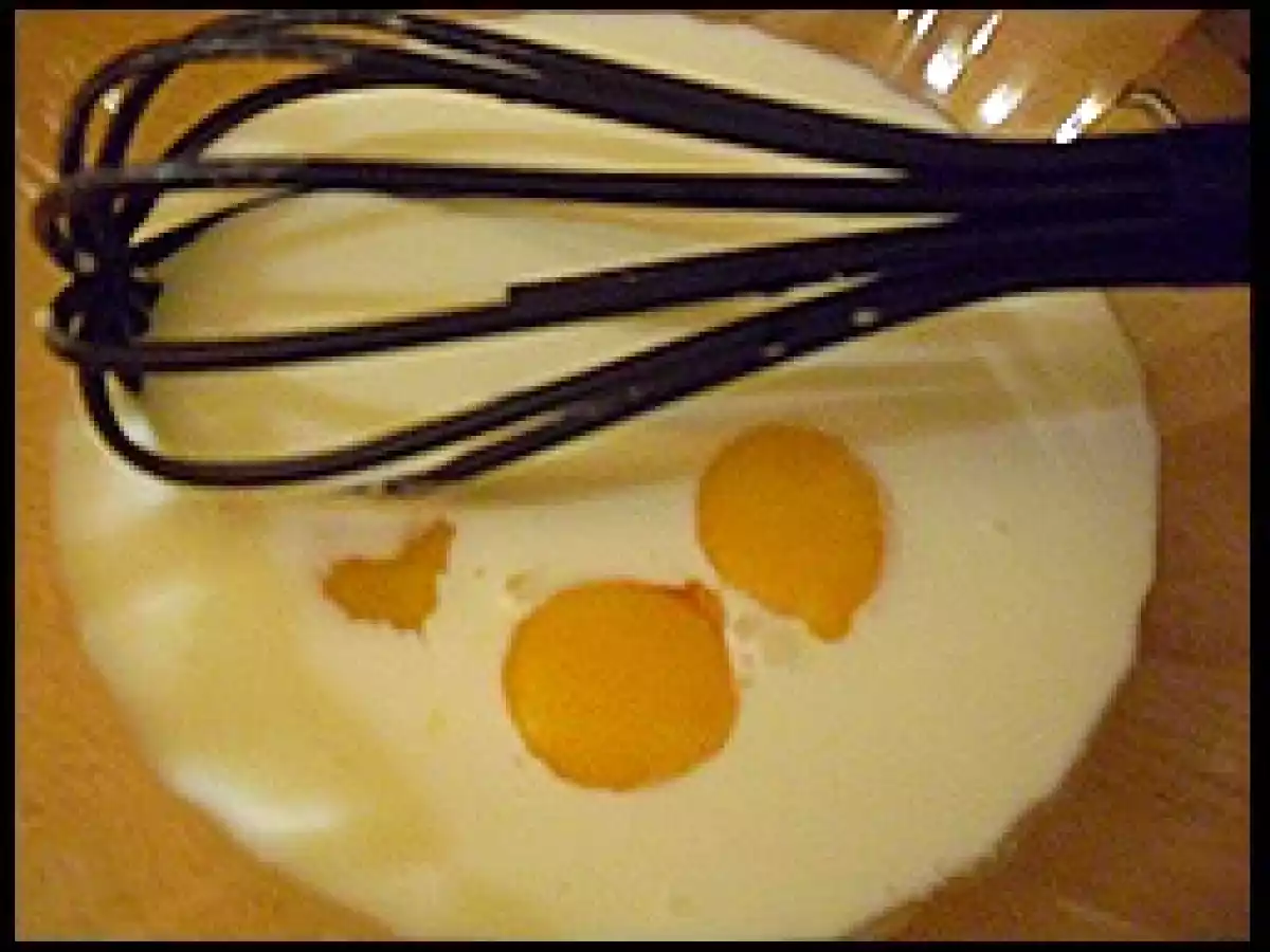 Quiche con flores del calabacín y langostinos - foto 6