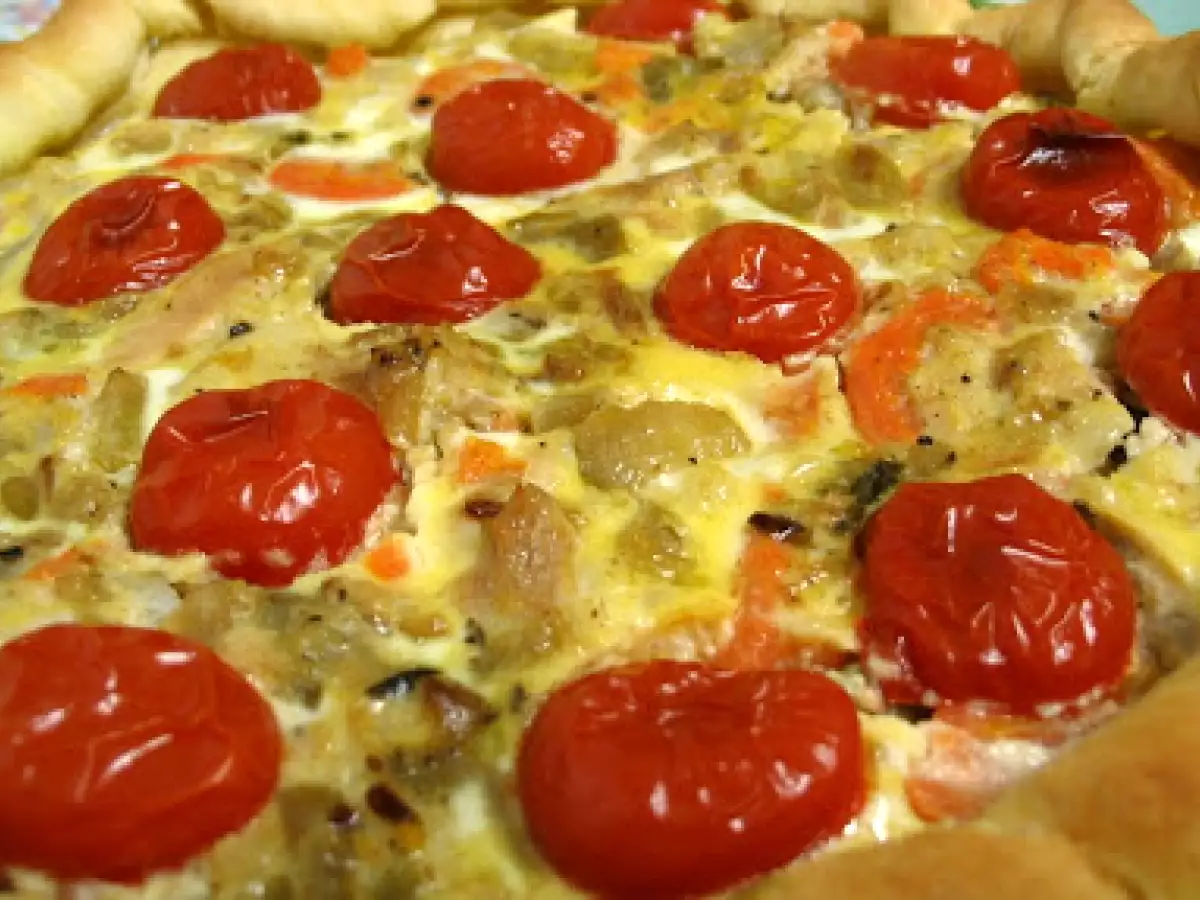 QUICHE CON LAS SOBRAS DEL COCIDO/PUCHERO - foto 2