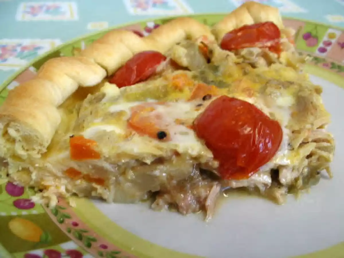 QUICHE CON LAS SOBRAS DEL COCIDO/PUCHERO - foto 3