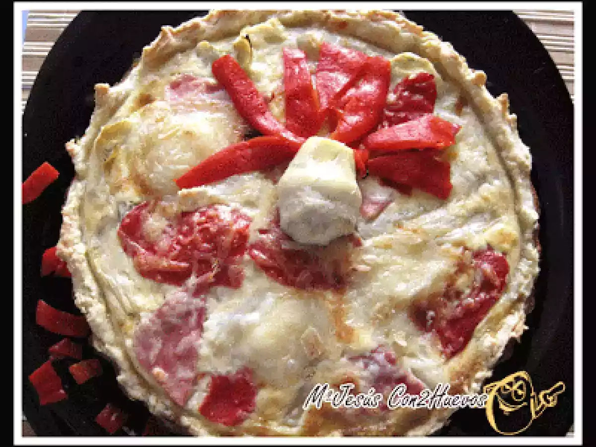 QUICHE DE ALCACHOFAS Y ESPARRAGOS