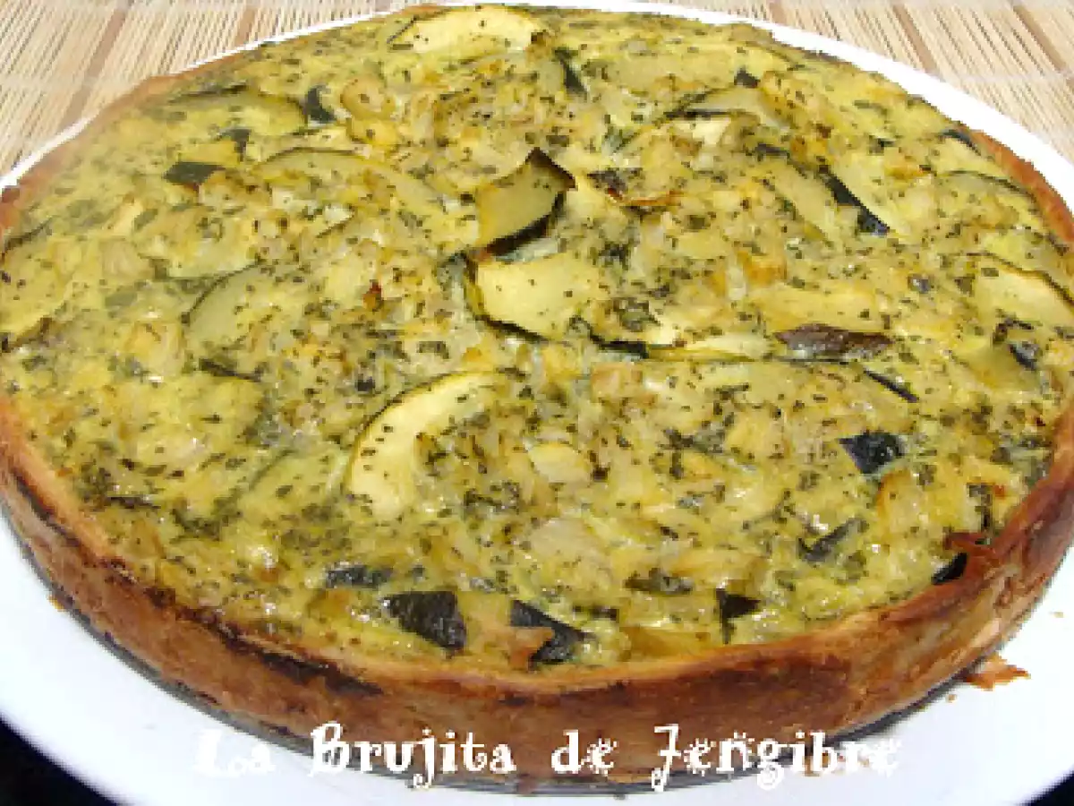 QUICHE DE ALCACHOFAS Y ZAPALLITOS ITALIANOS...UN EMBRUJO FRANCÉS!!!
