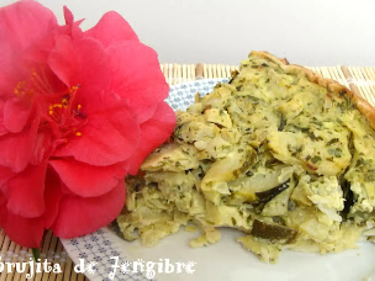 QUICHE DE ALCACHOFAS Y ZAPALLITOS ITALIANOS...UN EMBRUJO FRANCÉS!!! - foto 4