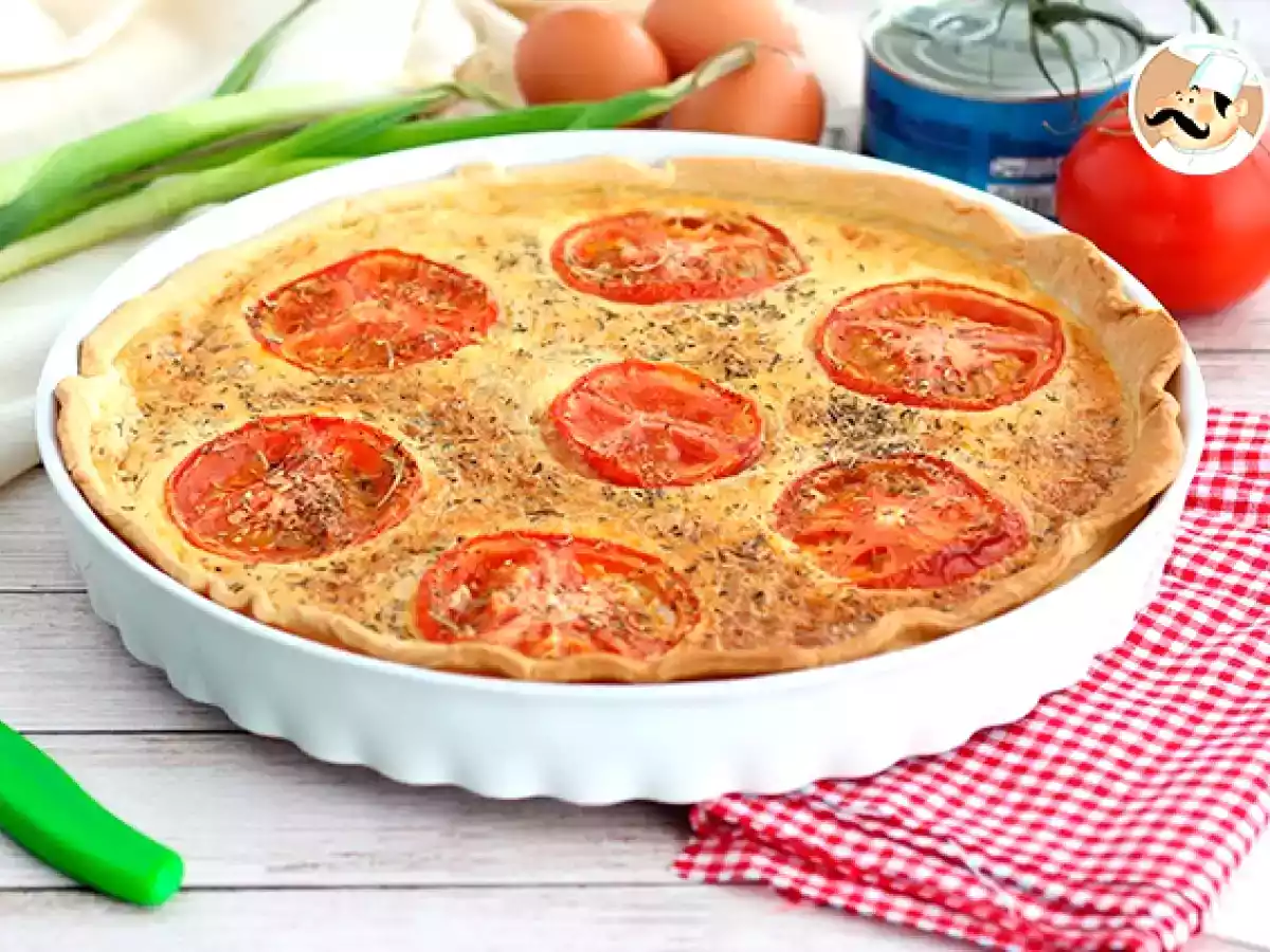 Quiche de atún y tomate natural - foto 2