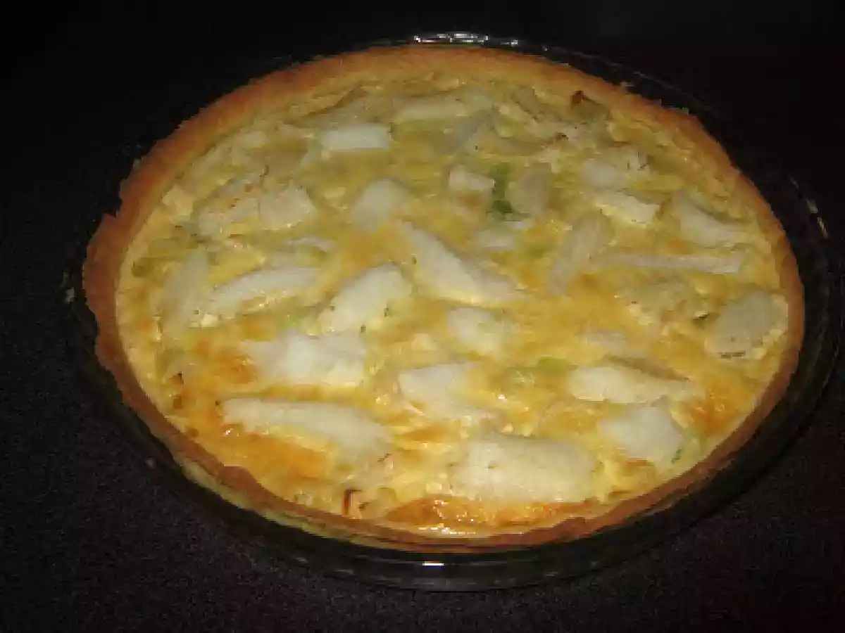 Quiche de bacalao
