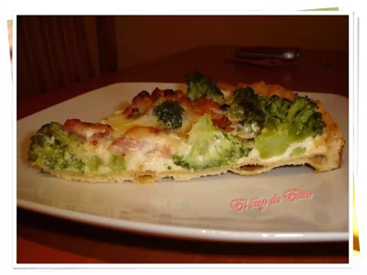 Quiche de beicon y brócoli - foto 3