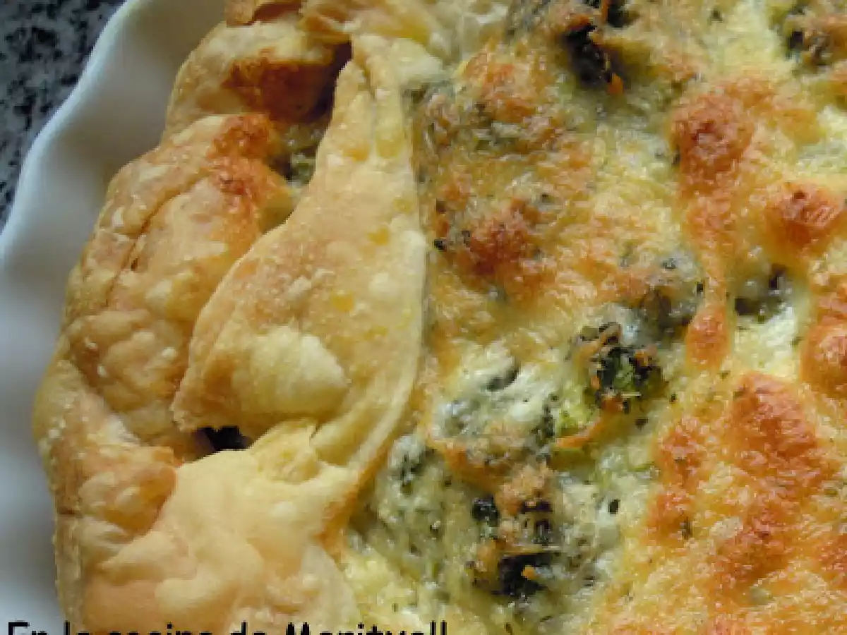 Quiche de brocolí al queso - foto 2