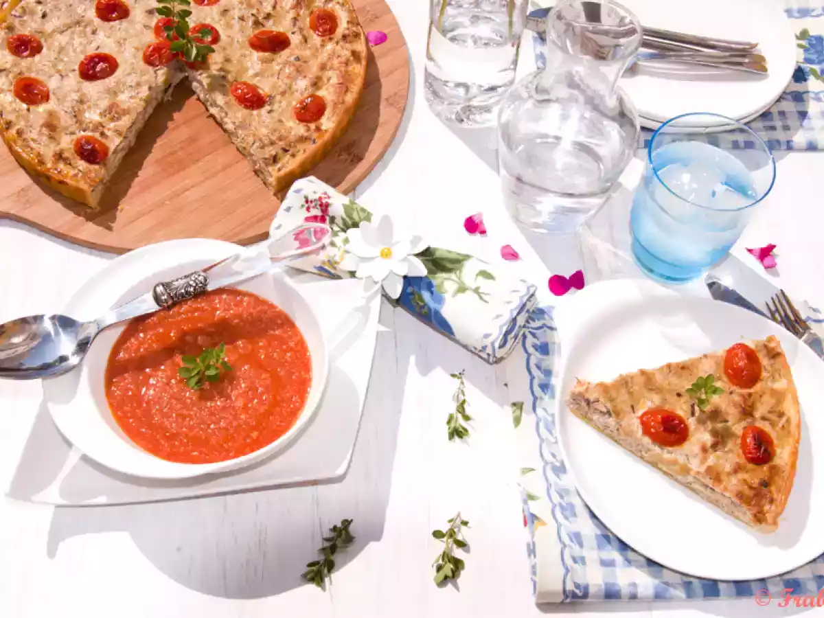 Quiche de caballa fresca con tomates - foto 5