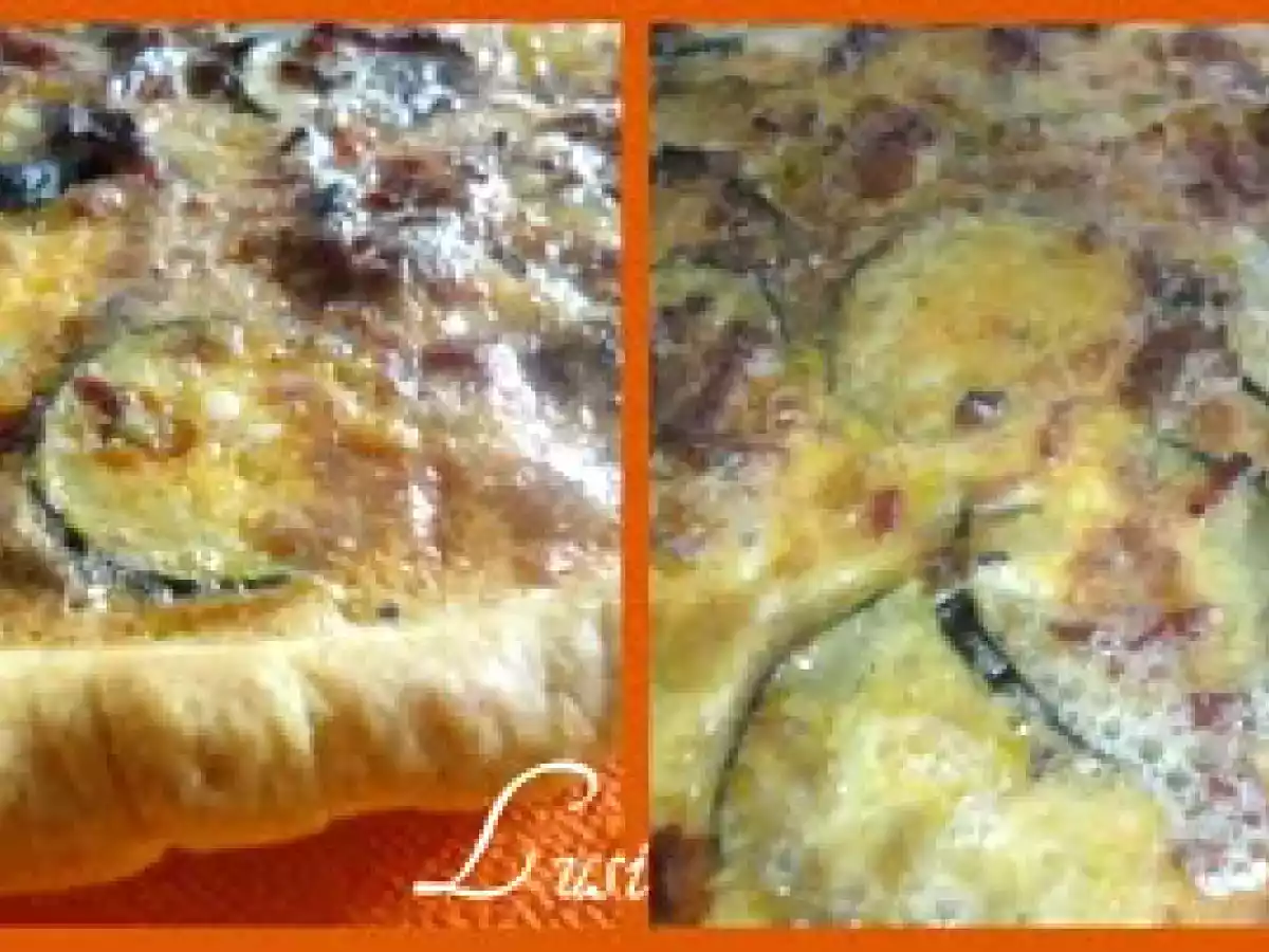 Quiche de Calabacín al Roquefort