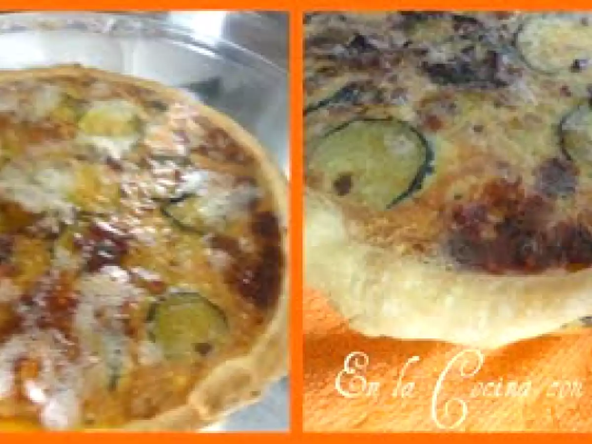Quiche de Calabacín al Roquefort - foto 2
