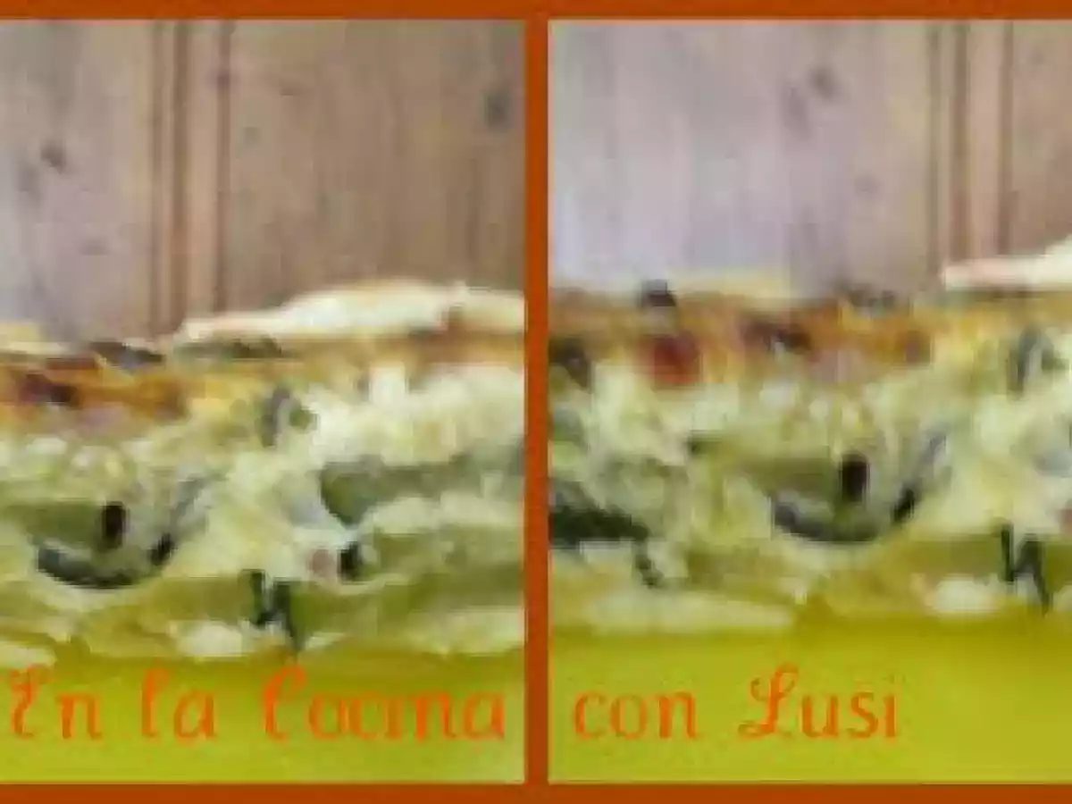 Quiche de Calabacín al Roquefort - foto 3
