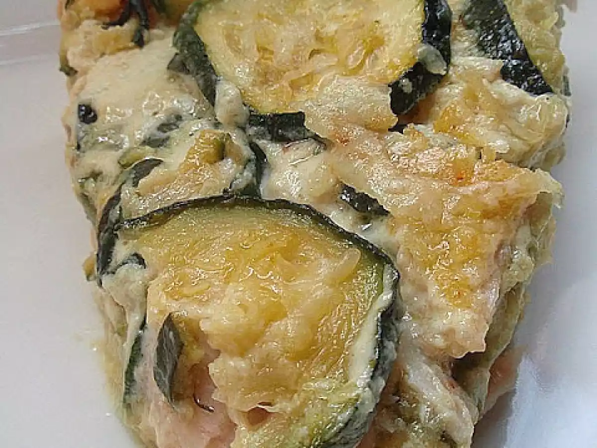Quiché de calabacín, pavo y queso azul - foto 2