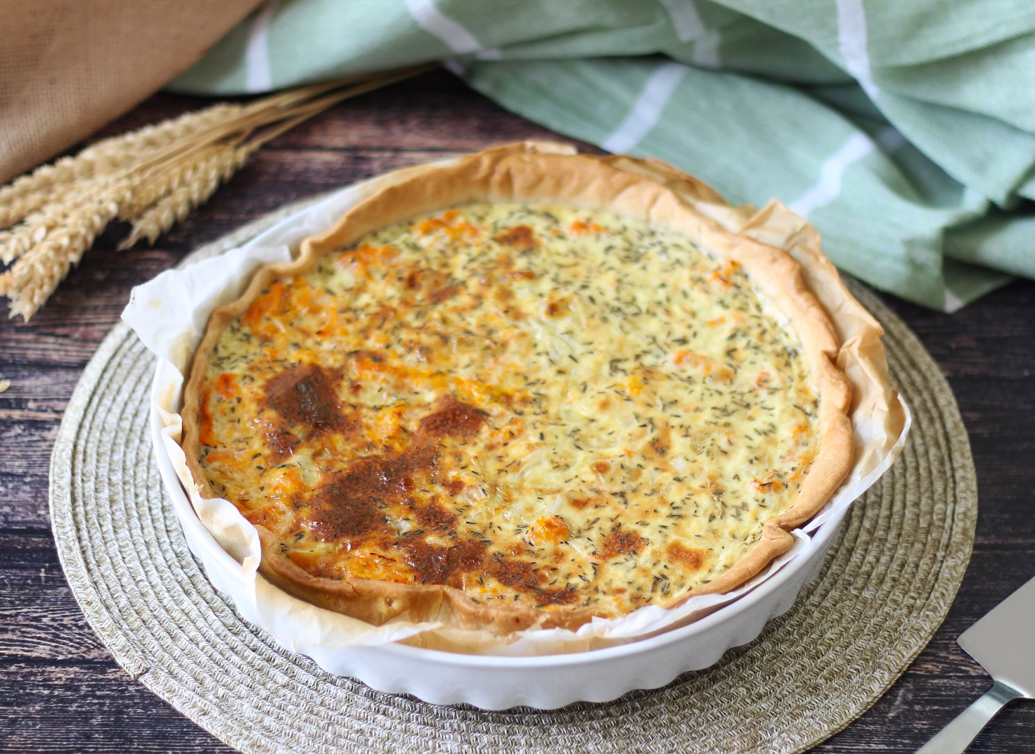 Quiche de calabaza, una receta sencilla y sabrosa Receta Petitchef