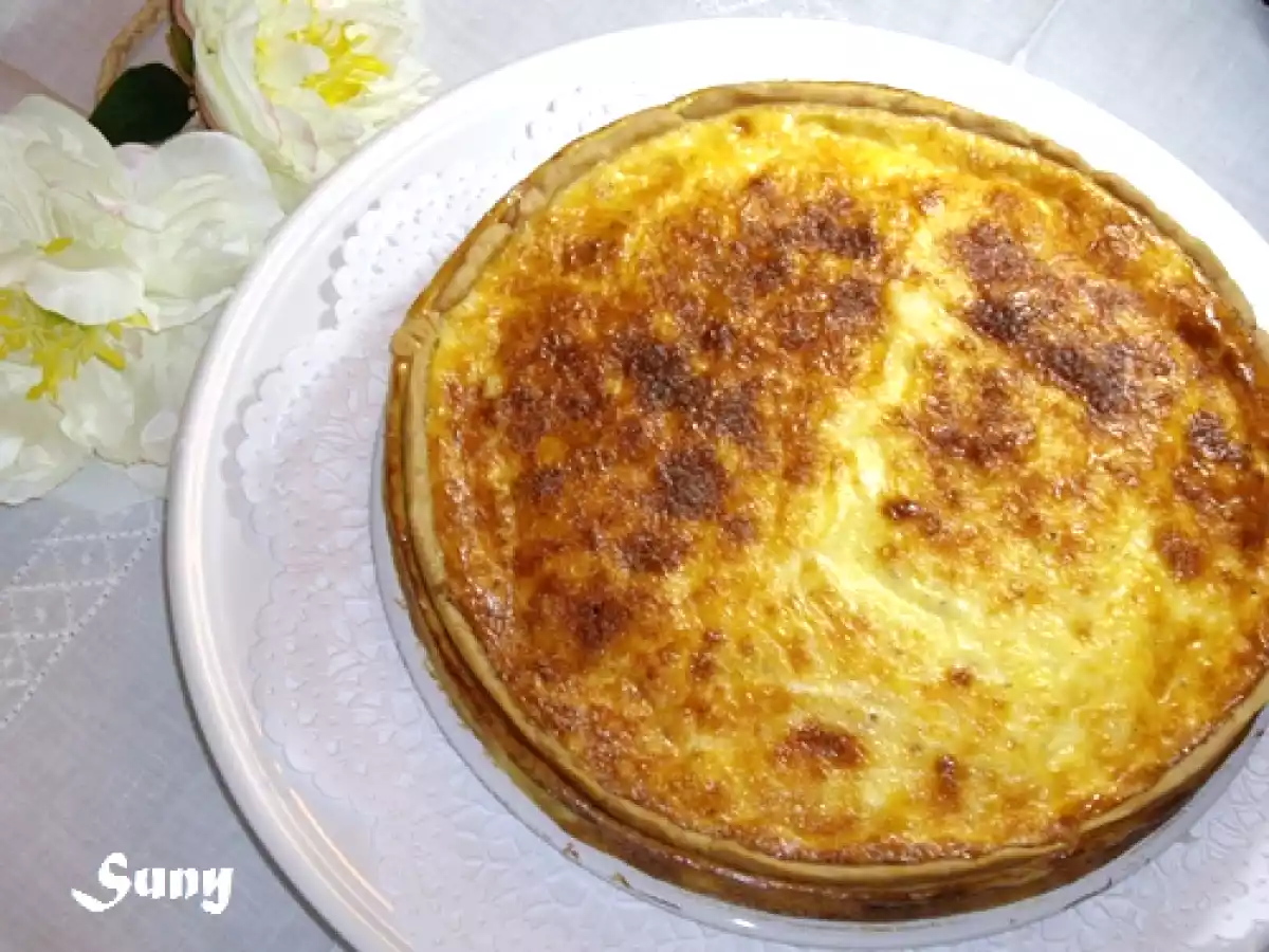 QUICHE DE CEBOLLA Y ANCHOAS Y MASA QUEBRADA - foto 2