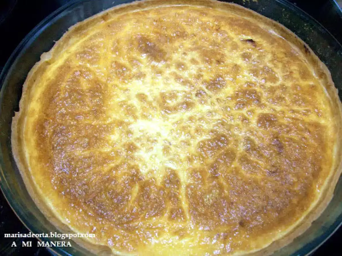 QUICHE DE CHORIZO Y JAMÓN YORK