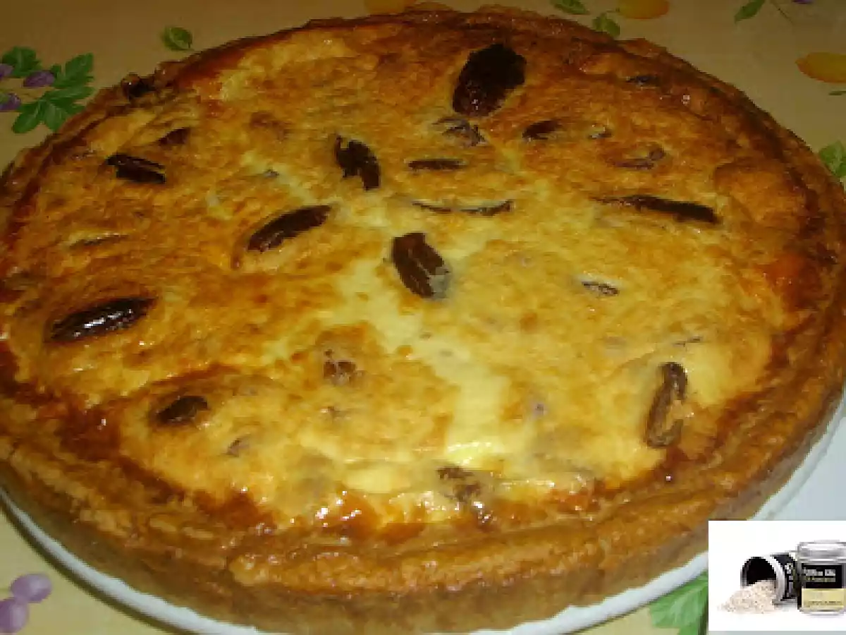Quiché De Dátiles Con bacon