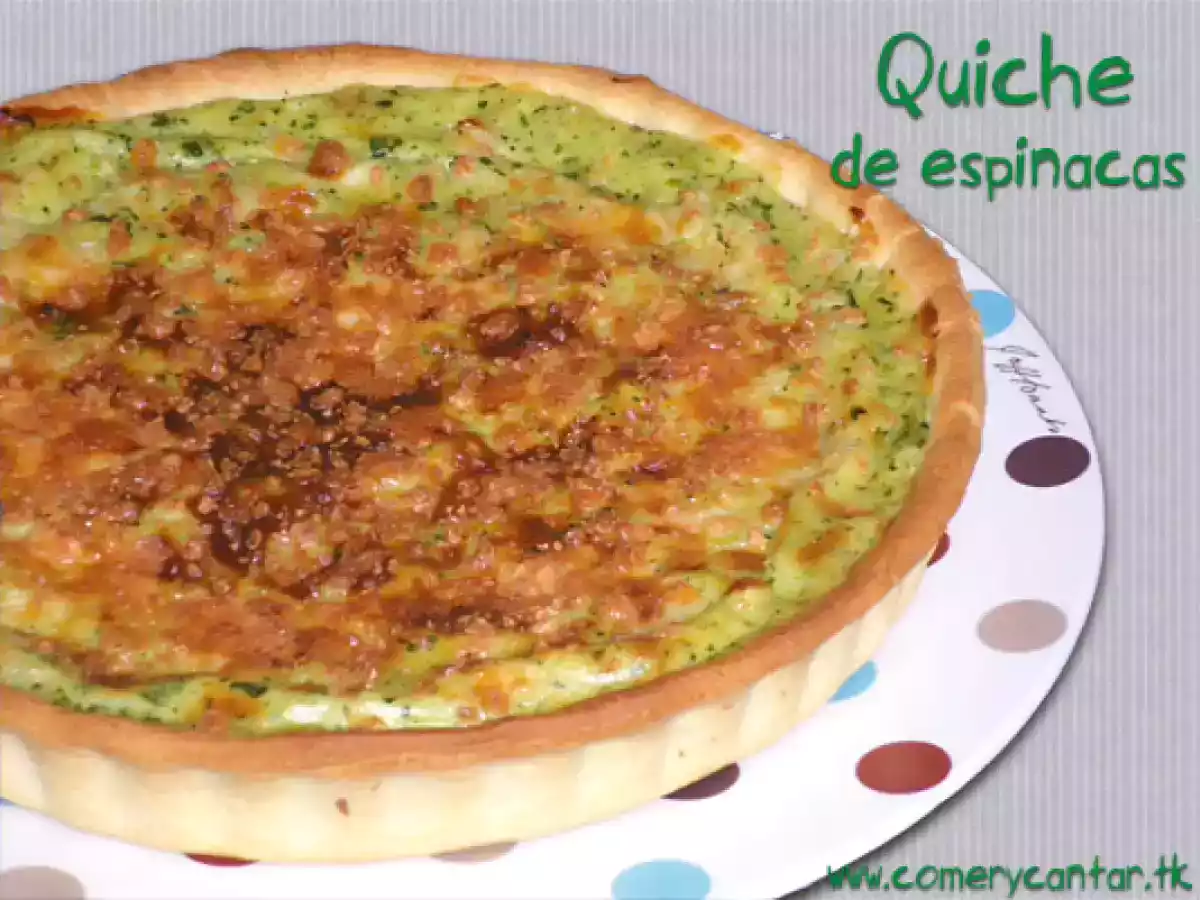 Quiche de espinacas