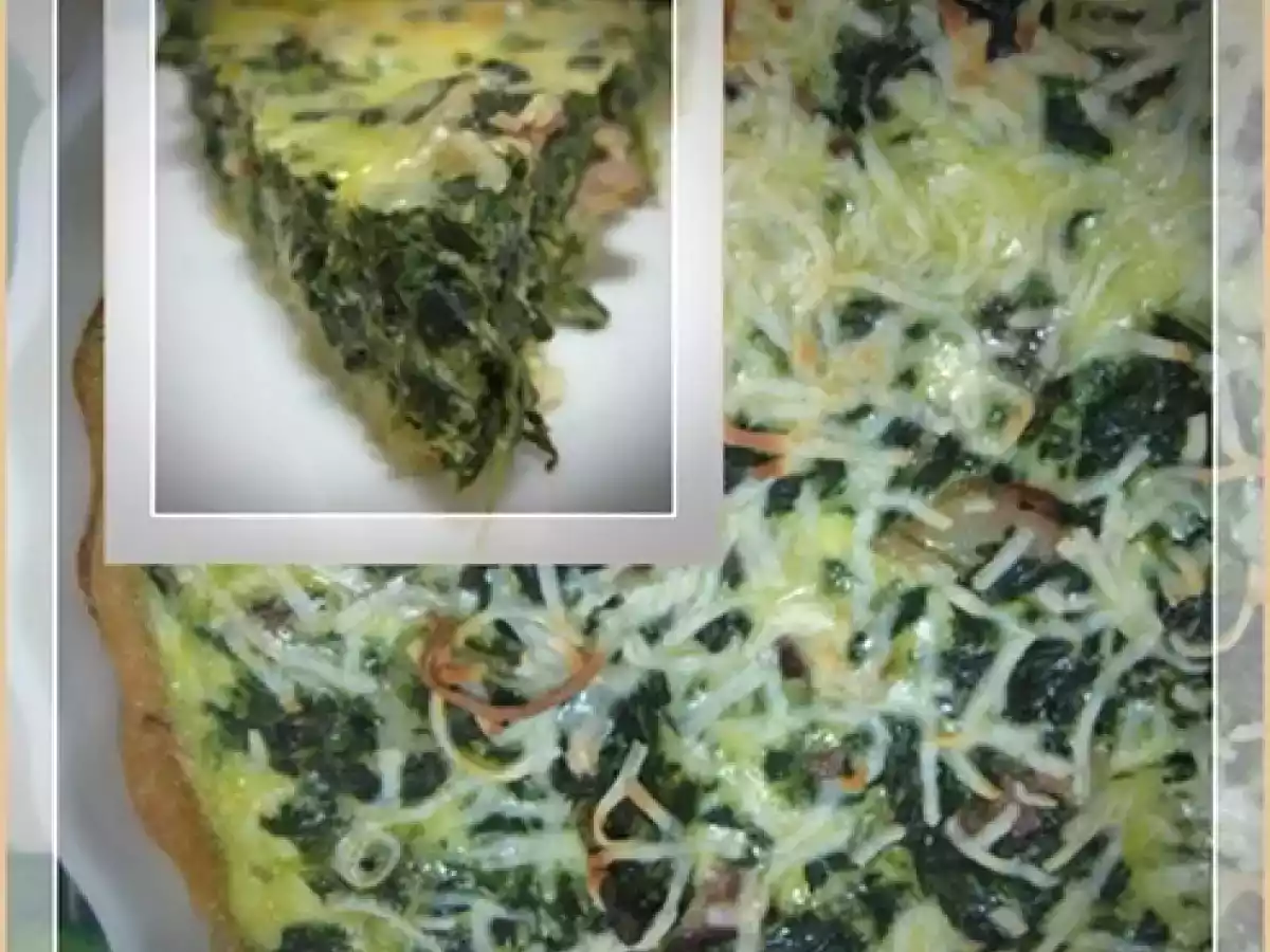 Quiche de Espinacas (thermomix)