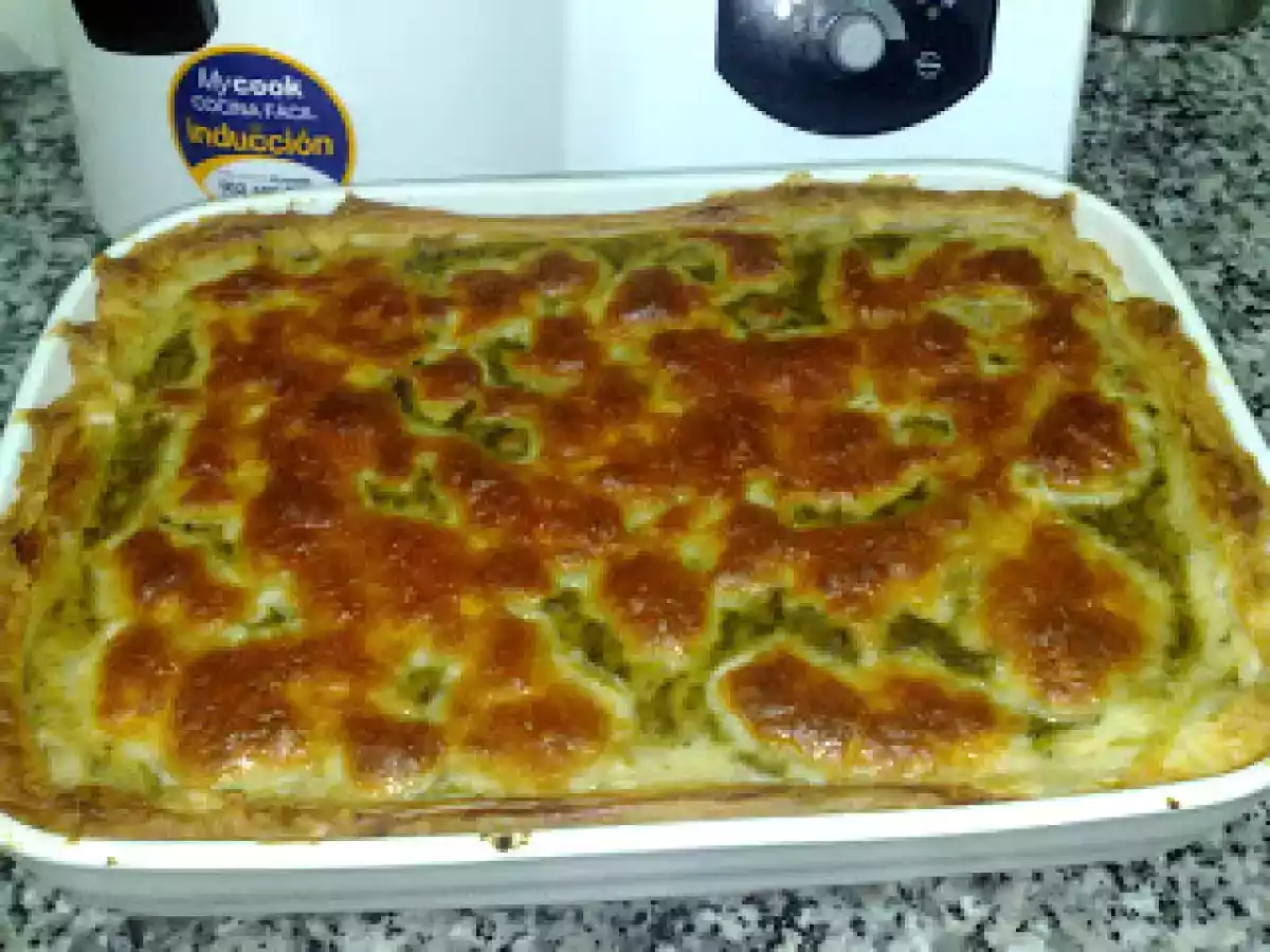 Quiche de espinacas y mas verduras