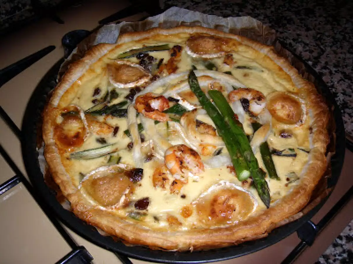 QUICHE DE GAMBAS Y PATATA. - foto 3