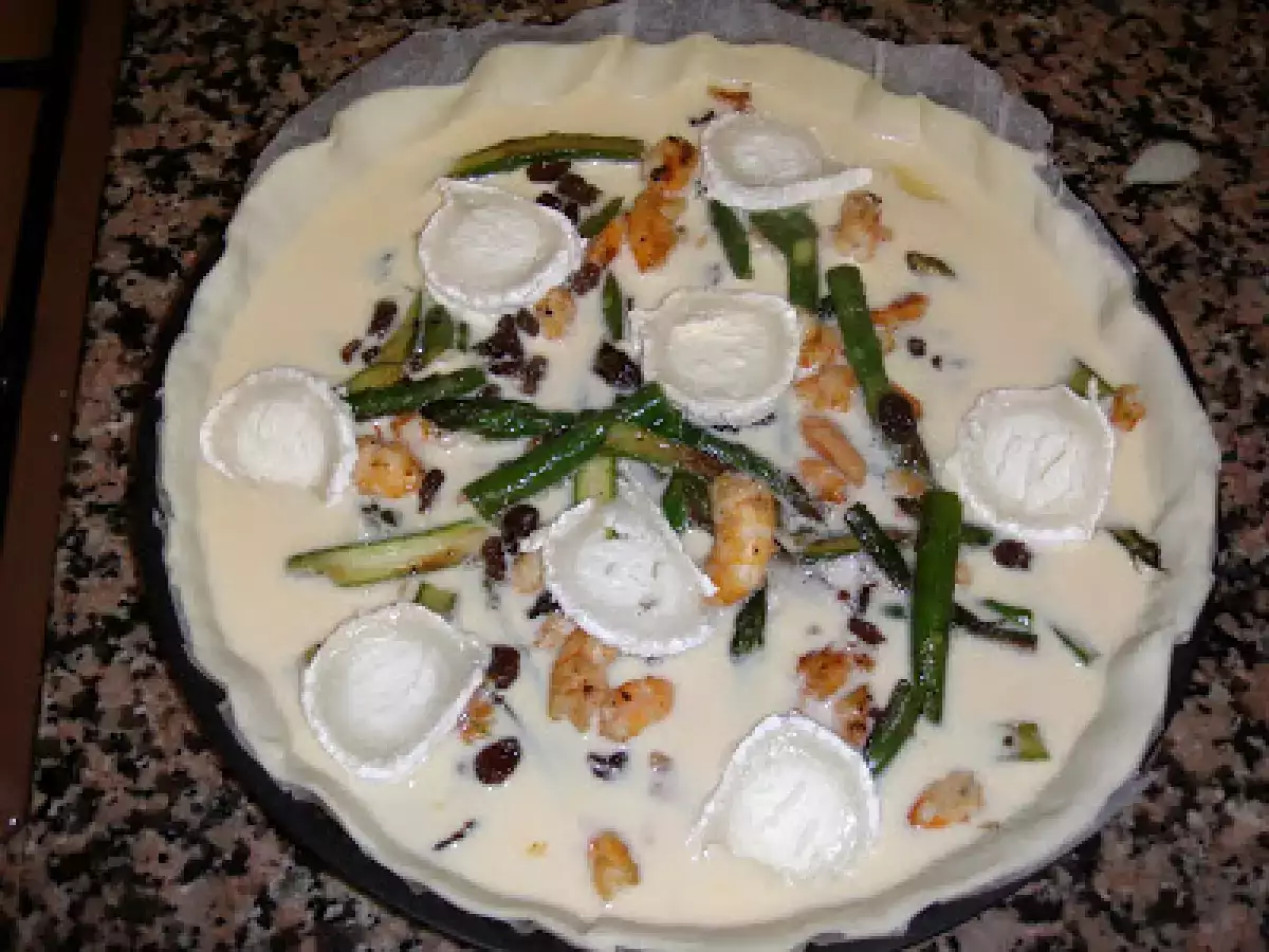 QUICHE DE GAMBAS Y PATATA. - foto 5