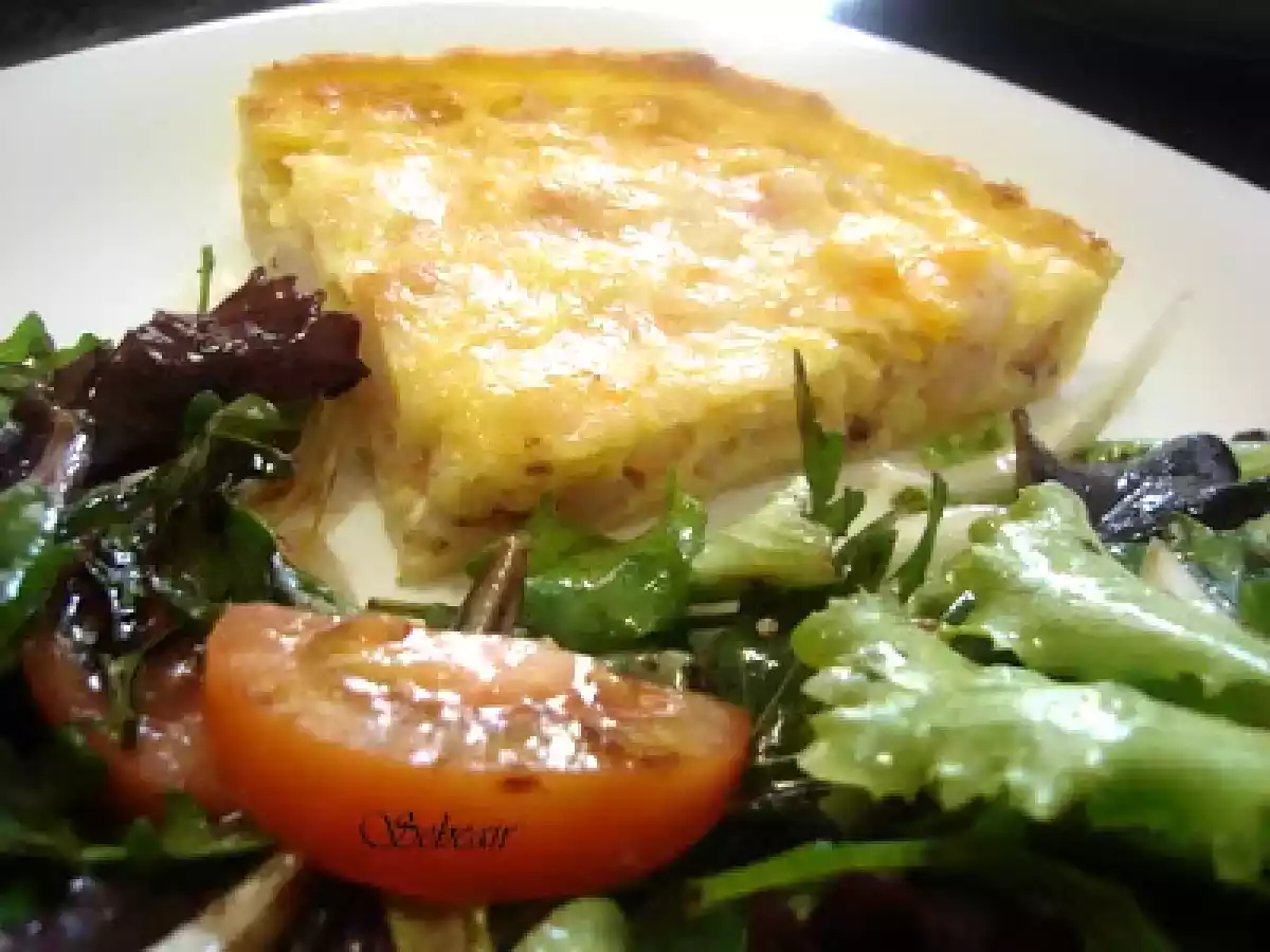 QUICHE DE GAMBAS Y PATE DE PERCEBES (Horno) - foto 2